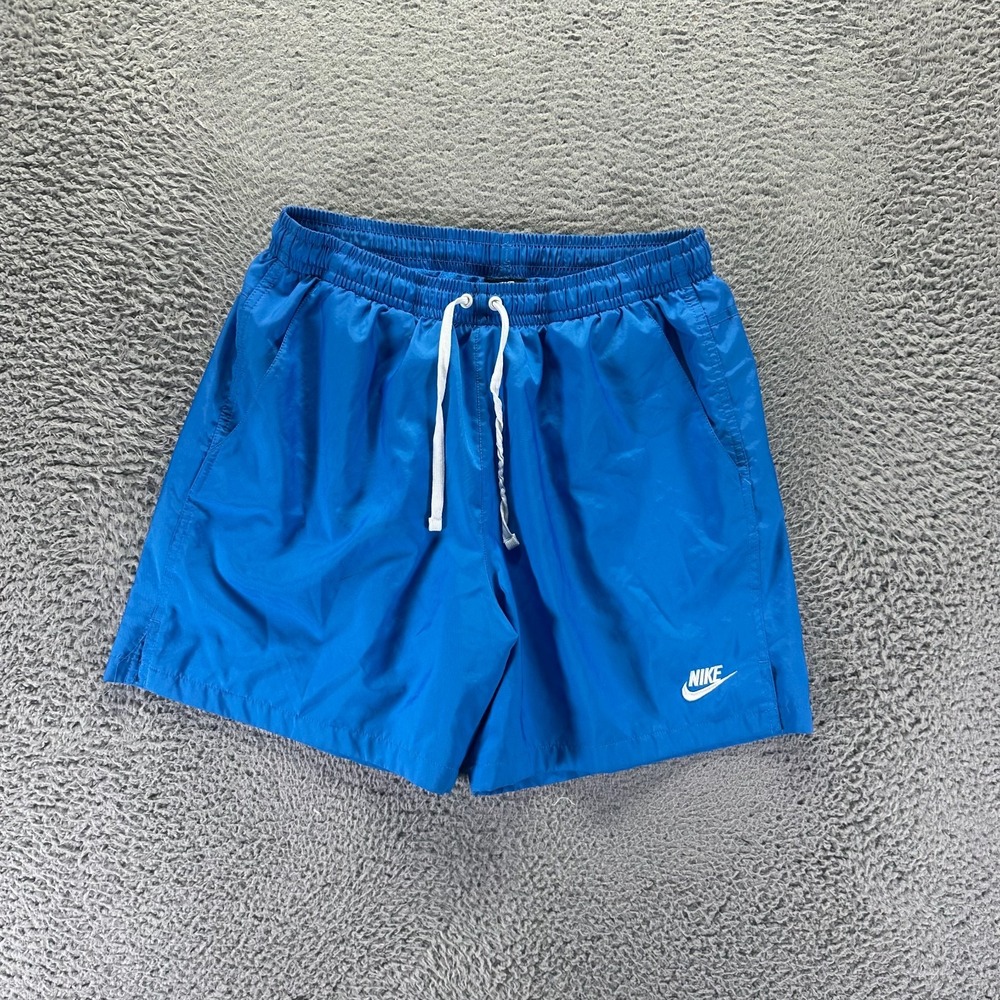 Nike Shorts Mens L Blue Polyester Athletic Performance Running Sports Mesh Lined
